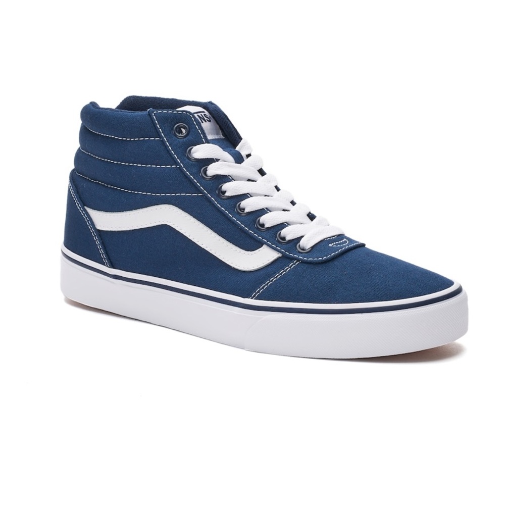 Vans Ward skate Hi shoes blue suede